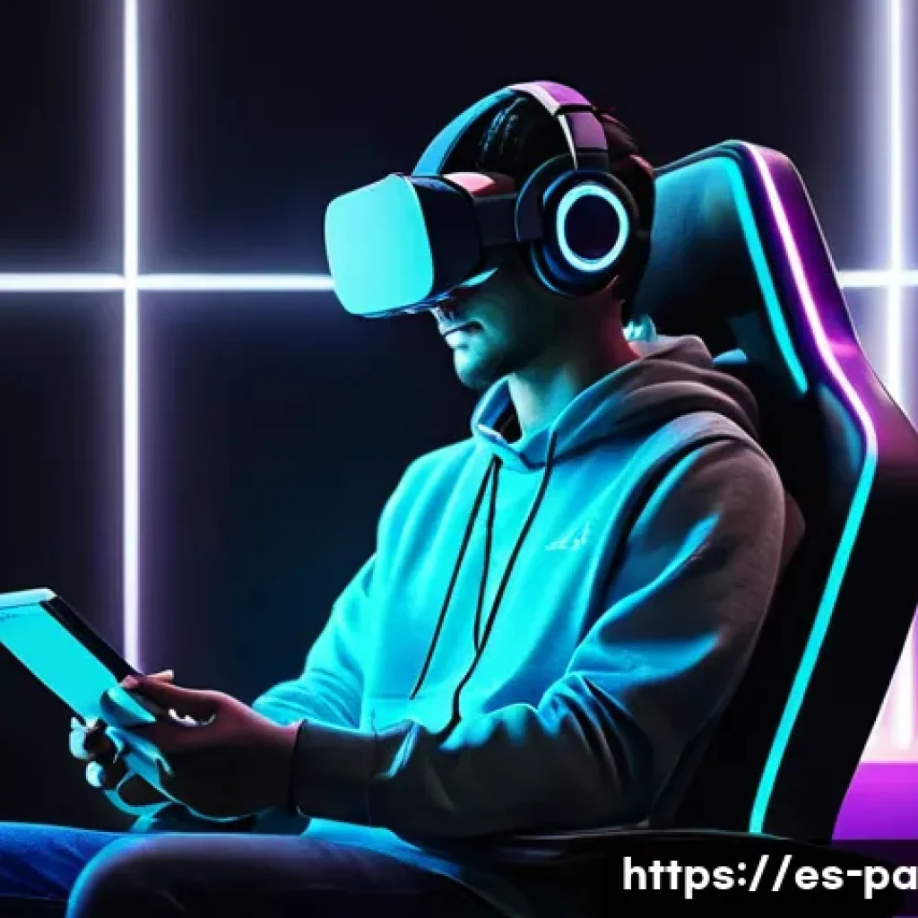 뉴럴 인터페이스를 활용한 게임 혁신 - **Prompt 1: Immersive Neural Gaming Experience**
"A young adult, approximately 20-25 years old, ...